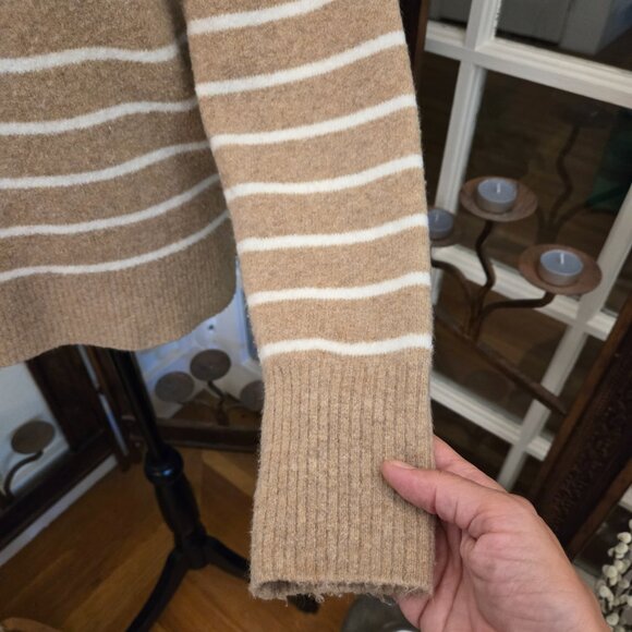 J. Crew Factory Striped Extra-Soft Sweater, Sz M - Picture 3 of 7